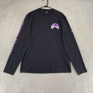 Rapha Grinduro Shirt Mens XL Black Long Sleeve Technical Cycling Tee Jersey